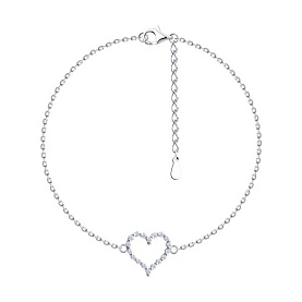 Браслет SOKOLOV - Серебро 925, Фианит (арт. 94051275-91)