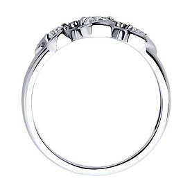 Кольцо SOKOLOV - Серебро 925, Фианит (арт. 94013539)
