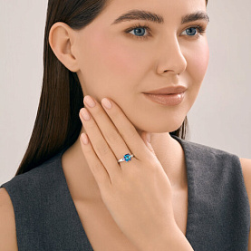 Кольцо Diamant - Серебро 925, Swarovski (арт. 94-110-02383-2)