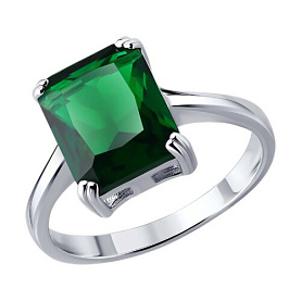 Кольцо SOKOLOV - Серебро 925, Фианит (арт. 94014897-91)