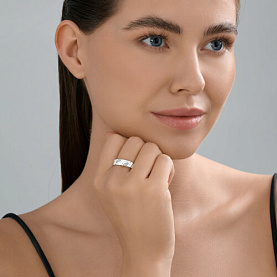 Кольцо SOKOLOV - Серебро 925, Фианит (арт. 94014426)
