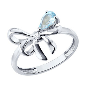 Кольцо SOKOLOV - Серебро 925, Топаз (арт. 92014895)