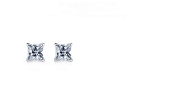 Серьги Platinum Lab. - Платина 950, Бриллиант (арт. ПС-099-02)