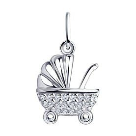 Подвеска Diamant - Серебро 925, Фианит (арт. 94-130-01164-1)