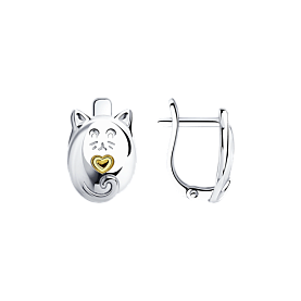 Серьги Diamant - Серебро 925 (арт. 94-120-00820-1)