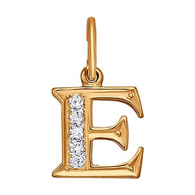 Подвеска SOKOLOV - Золото 585, Фианит (арт. 031095)