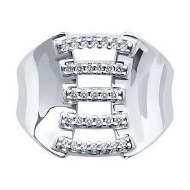 Кольцо SOKOLOV - Серебро 925, Фианит (арт. 94013257)