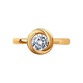 Кольцо SOKOLOV - Серебро 925, Фианит (арт. 93010792)