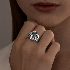 Кольцо SOKOLOV - Серебро 925, Топаз (арт. 92011973)