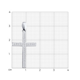 Подвеска SOKOLOV - Серебро 925, Фианит (арт. 94120114)