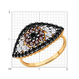 Кольцо SOKOLOV - Серебро 925, Фианит (арт. 93011187)