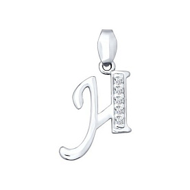 Подвеска SOKOLOV - Серебро 925, Фианит (арт. 94030453)