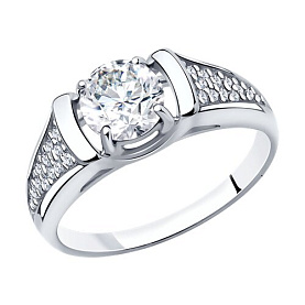 Кольцо Diamant - Серебро 925, Фианит (арт. 94-110-00021-1)