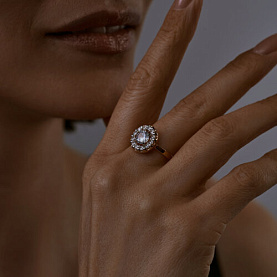 Кольцо SOKOLOV - Серебро 925, Фианит (арт. 93011080)