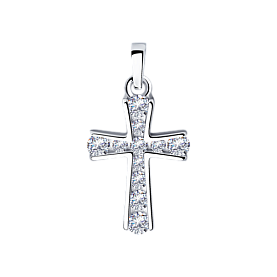 Подвеска SOKOLOV - Серебро 925, Фианит (арт. 94032563)