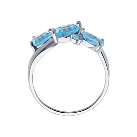 Кольцо SOKOLOV - Серебро 925, Топаз (арт. 92011656)