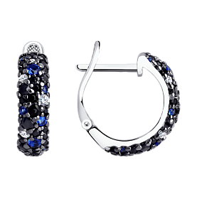 Серьги SOKOLOV - Серебро 925, Фианит (арт. 94022665)