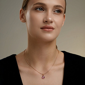 Подвеска SOKOLOV - Золото 585, Аметист (арт. 733022)