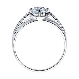 Кольцо SOKOLOV - Серебро 925, Фианит (арт. 94012877)