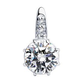 Подвеска SOKOLOV - Серебро 925, Фианит (арт. 94032822)