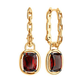 Серьги SOKOLOV - Серебро 925, Гранат (арт. 92025378)