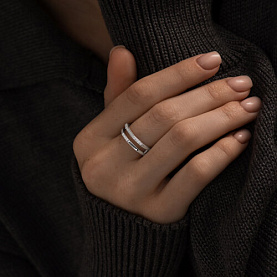 Кольцо SOKOLOV - Серебро 925, Фианит (арт. 94013844)