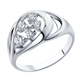 Кольцо Diamant - Серебро 925, Фианит (арт. 94-110-00547-1)