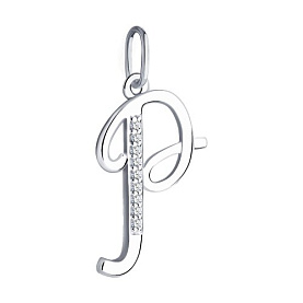 Подвеска SOKOLOV - Серебро 925, Фианит (арт. 94031375)