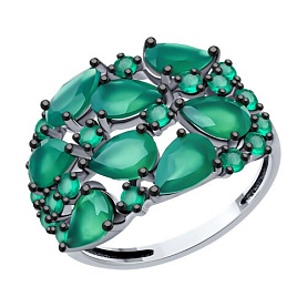 Кольцо SOKOLOV - Серебро 925, Агат (арт. 92014317)