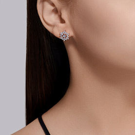 Серьги SOKOLOV - Серебро 925, Фианит (арт. 94026098)