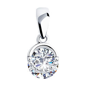 Подвеска SOKOLOV - Серебро 925, Фианит (арт. 94032244)