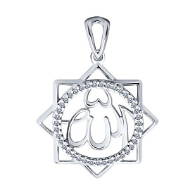 Подвеска SOKOLOV - Серебро 925, Фианит (арт. 94032894)