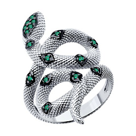 Кольцо SOKOLOV - Серебро 925, Фианит (арт. 94013857)