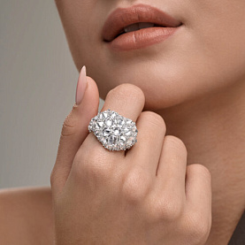 Кольцо SOKOLOV - Серебро 925, Фианит (арт. 94014854)