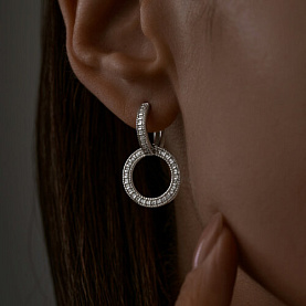 Серьги SOKOLOV - Серебро 925, Фианит (арт. 94025996)