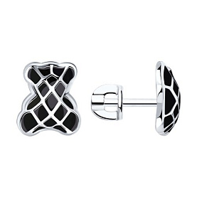 Серьги SOKOLOV - Серебро 925, Эмаль (арт. 94026010)