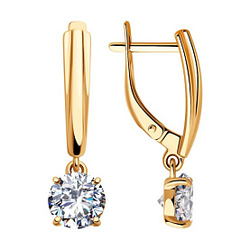 Серьги SOKOLOV - Серебро 925, Фианит (арт. 93020916)