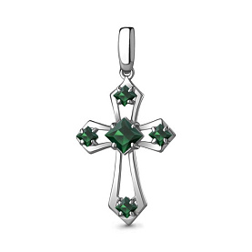 Подвеска Аквамарин - Серебро 925, Агат (арт. 2541609.5)