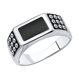 Кольцо Diamant - Серебро 925, Эмаль (арт. 94-112-00716-1)