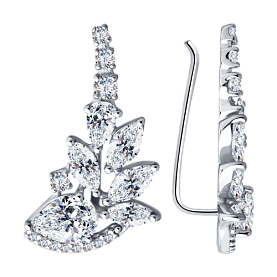 Серьги Diamant - Серебро 925, Фианит (арт. 94-120-00471-1)