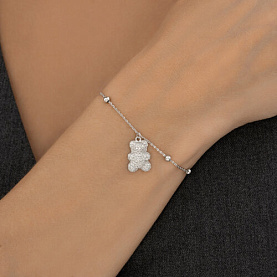 Браслет SOKOLOV - Серебро 925, Фианит (арт. 94051520)