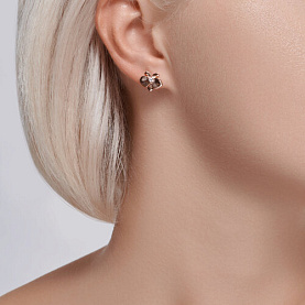 Серьги Diamant - Серебро 925, Фианит (арт. 93-122-01968-2)