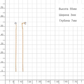 Серьги Аквамарин - Серебро 925, Фианит (арт. 48312А.6)