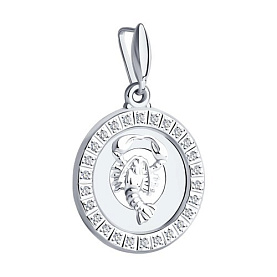 Подвеска SOKOLOV - Серебро 925, Фианит (арт. 94031386)