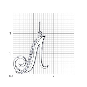 Подвеска Diamant - Серебро 925, Фианит (арт. 94-130-01406-1)