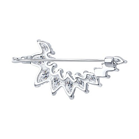Брошь SOKOLOV - Серебро 925, Фианит (арт. 94040091)
