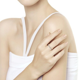 Кольцо SOKOLOV - Серебро 925, Фианит (арт. 93010750)