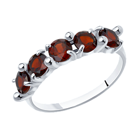 Кольцо Diamant - Серебро 925, Гранат (арт. 94-310-00346-2)
