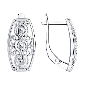 Серьги Diamant - Серебро 925 (арт. 94-120-00706-1)