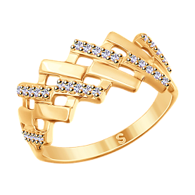 Кольцо SOKOLOV - Серебро 925, Фианит (арт. 93010767)